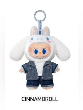 🎀 LABUBU x Hello Kitty 🤍CINNAMOROLL💙 Plush Pendant 🆕NEW SEALED BOX🆕 🟥POP MART🟥